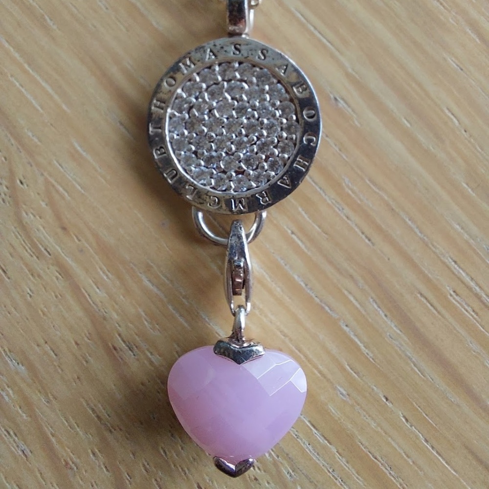 Thomas Sabo Sterling Silver Double Charm Necklace